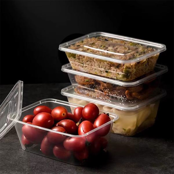 Sealed Single Grid Rectangular Fresh-keeping Box