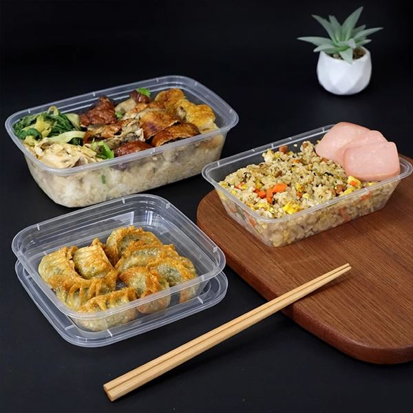 Sealed Single Grid Rectangular Fresh-keeping Box