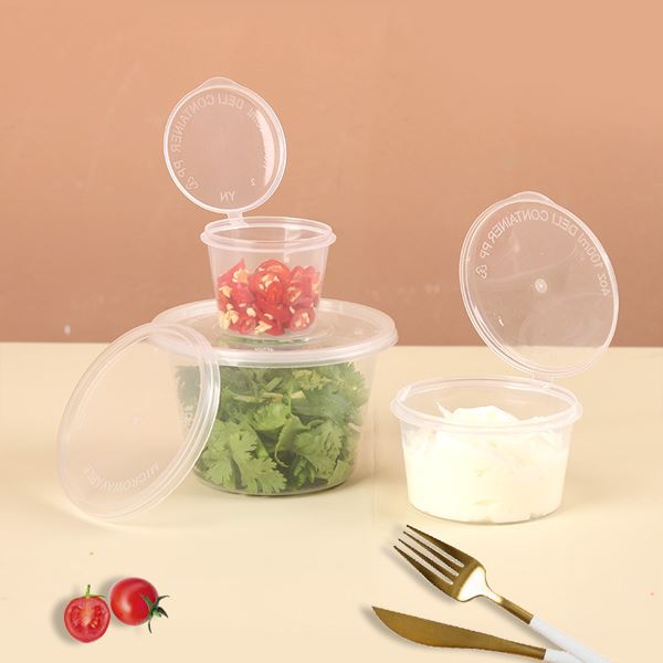 Transparent 25ml Disposable Sauce Box Dipping Box