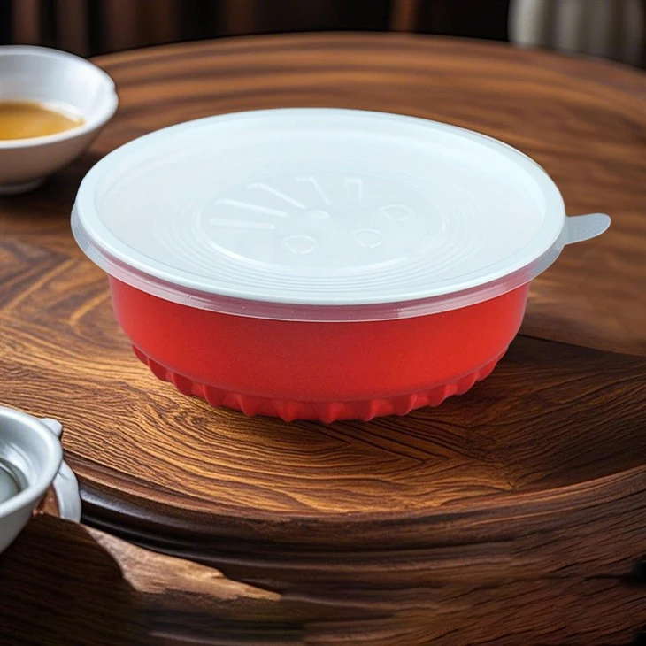 Disposable Food Container With A Lid