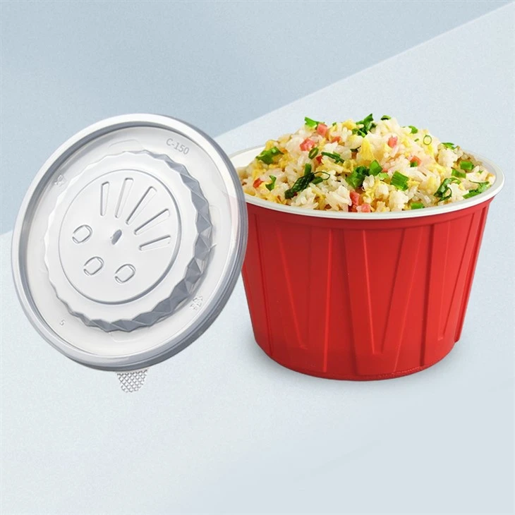 Disposable Food Container With A Lid