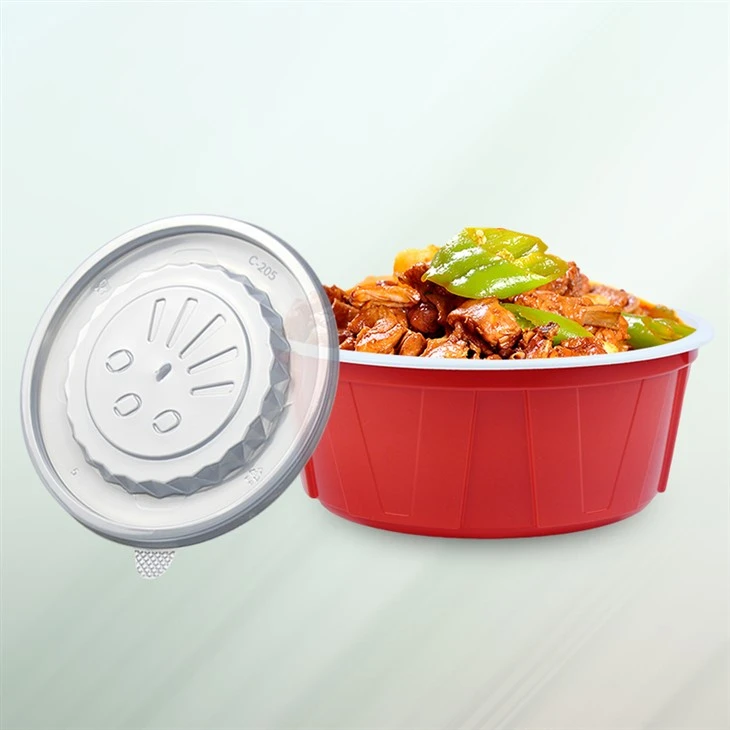 Disposable Food Container With A Lid