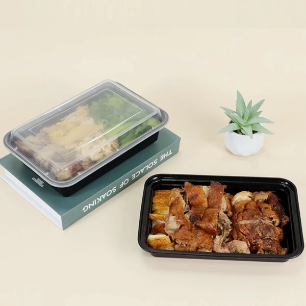 American Black High Top Rectangular Lunch Box