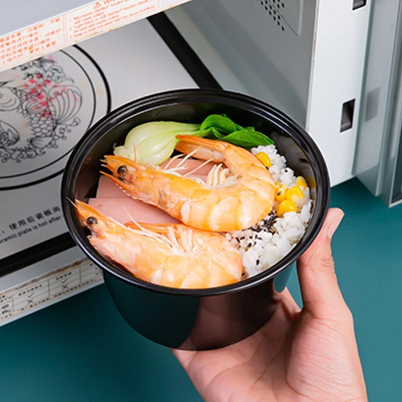 Black Disposable Plastic Meal Box