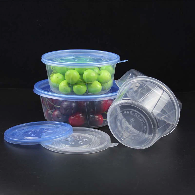 Blue Covered Soup Bowl For Packaged Food