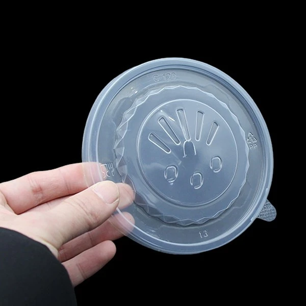 Circular Wedding Banquet Vacuum Formed Food Box With Lid