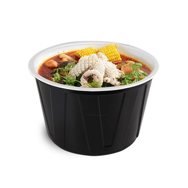 Corrugated Disposable Lunch Box With High Lid