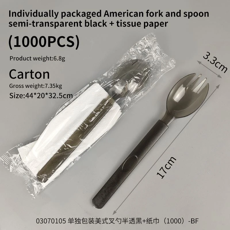 Disposable American-style Fork And Spoon Tableware Bags