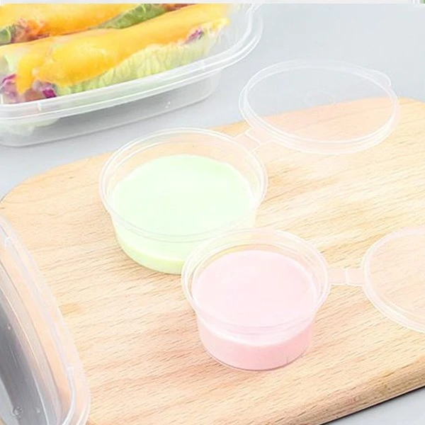 Disposable Dipping Box, Sauce Box, Lemon Freezer Box
