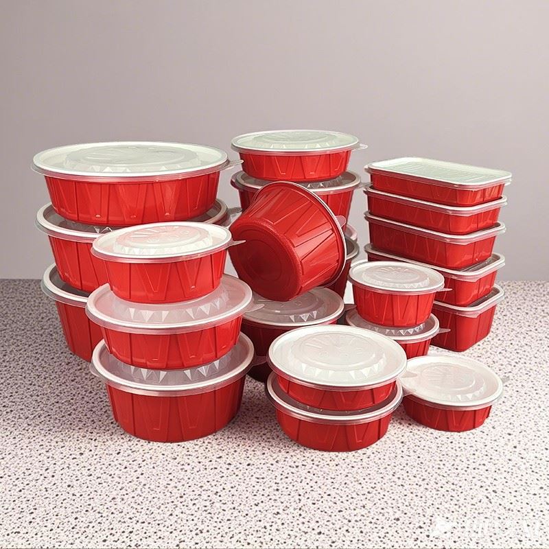 Disposable Food Container With A Lid