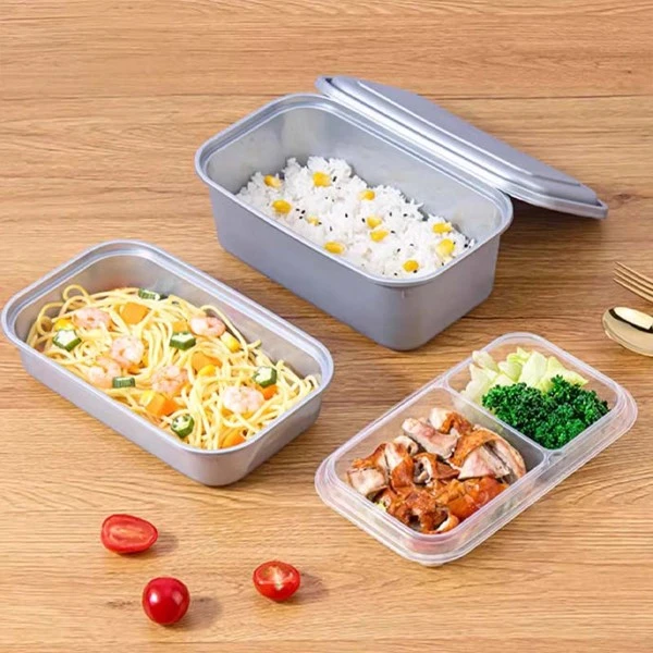 Disposable High-end Silver Gray Packing Box