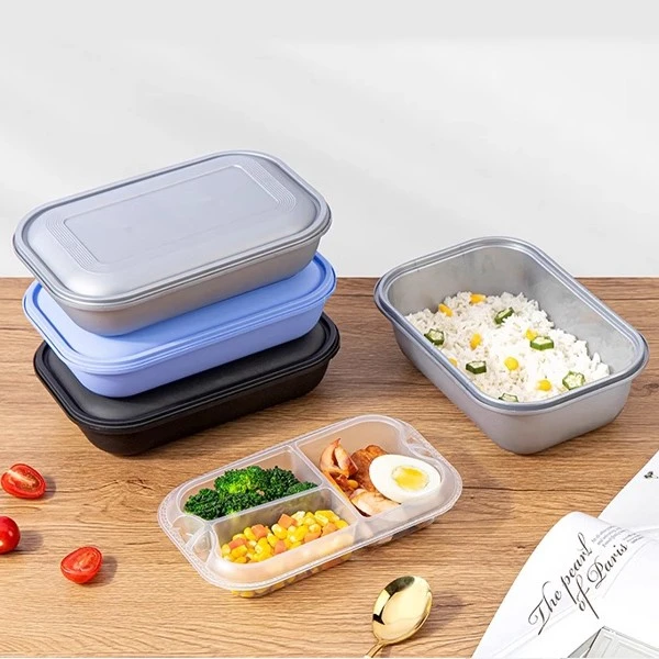 Disposable High-end Silver Gray Packing Box