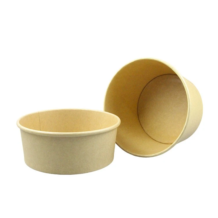 Disposable Praft Paper Lunch Box For Salads Porridge