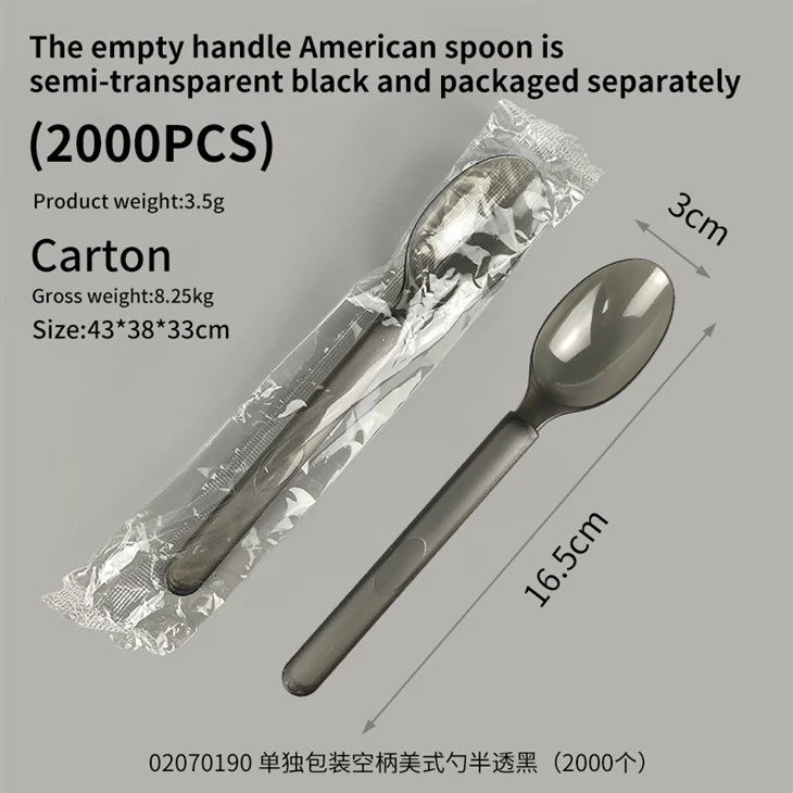 Disposable Thickened Food-grade American Spoon