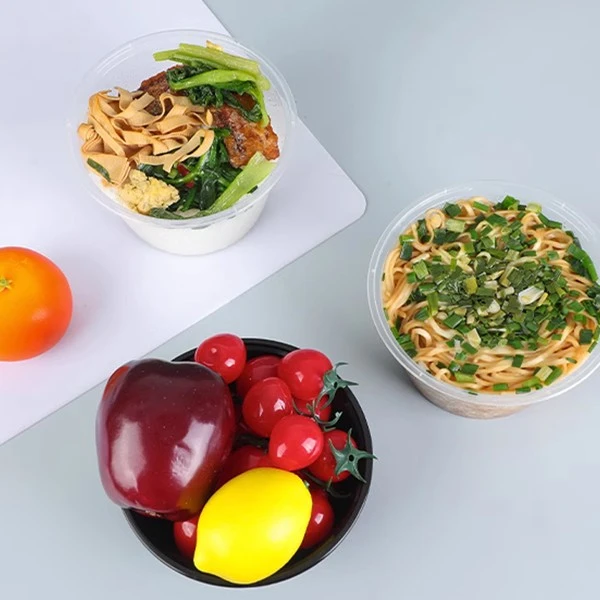 Food Grade Transparent Thick Injection Molded Round Bowl