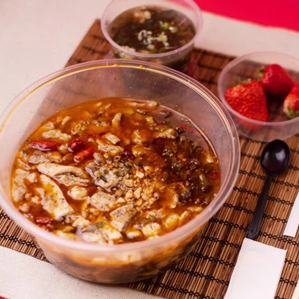 Food Grade Transparent Thick Injection Molded Round Bowl