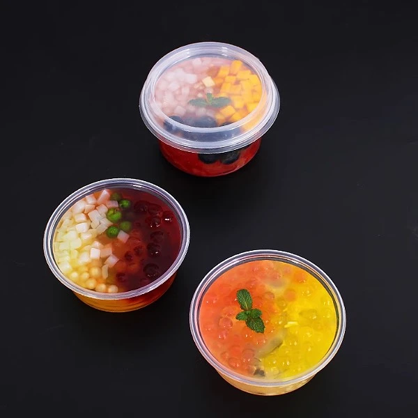 Fruit Ice Cream Dessert Salad With Lid Container