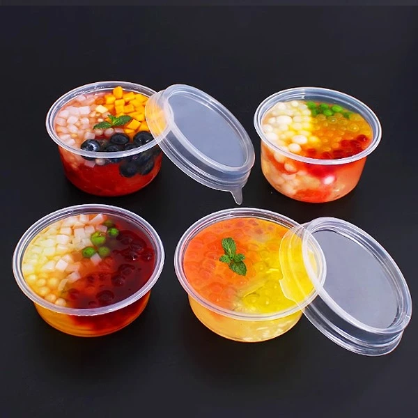 Fruit Ice Cream Dessert Salad With Lid Container