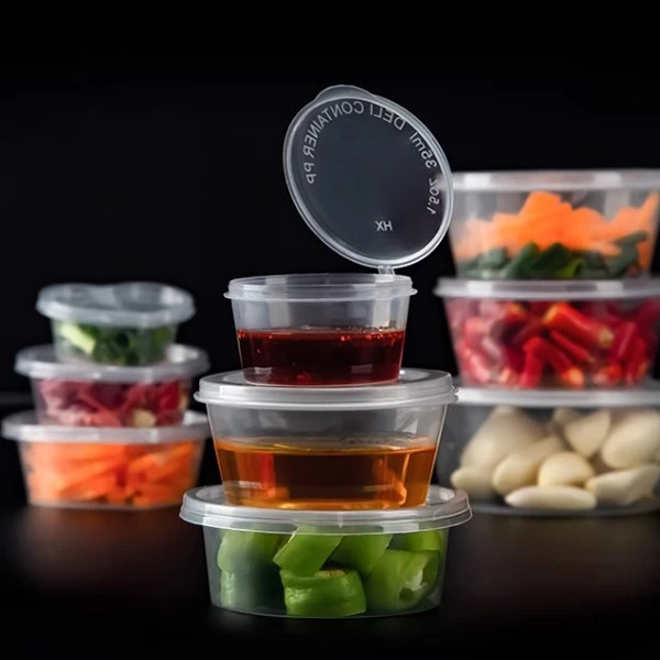 Hot And Sour Sauce Cups Clear Plastic Hot Sellers
