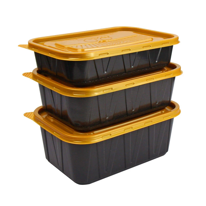 Hot Selling Rectangle Disposable Takeaway Food Container To Go Meal Box