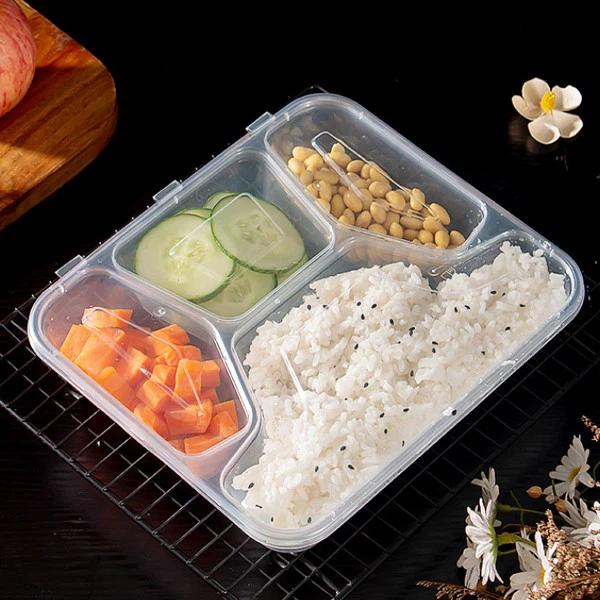 Integrated Connected Four Compartment Packaging Box