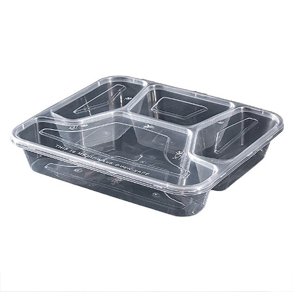 Integrated Connected Four Compartment Packaging Box