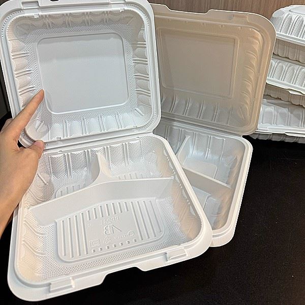 Integrated Plastic Hamburger Sandwich Packaging Box