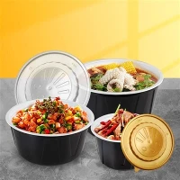 Black And White Gold Plastic Circular Packaging Box Wholesale
