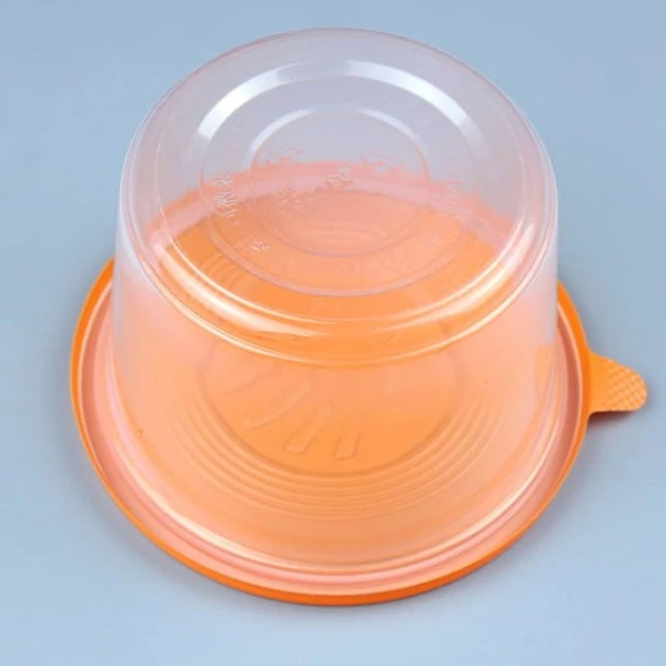 Plastic Circular Fresh-keeping Box With Leak Proof Cover