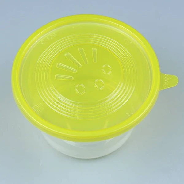 Plastic Circular Fresh-keeping Box With Leak Proof Cover