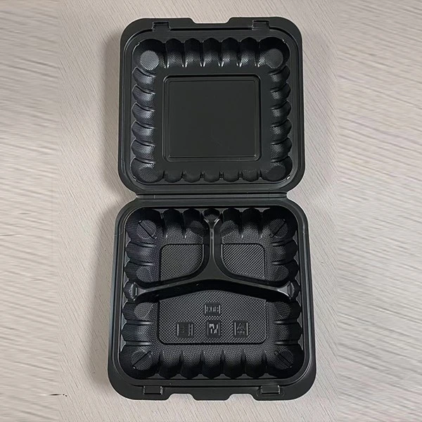 Plastic One-piece Covered American Hamburger Box
