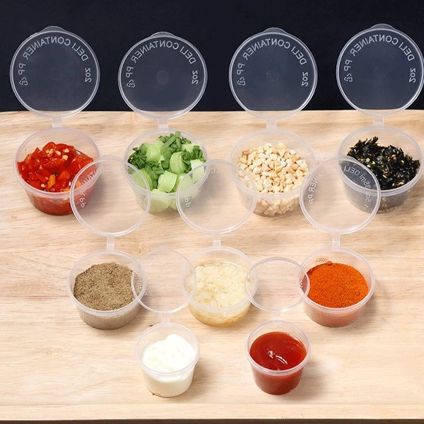 PP Injection Disposable Plastic Small Sauce Cup 2oz