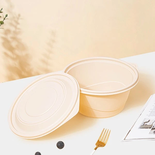 Elliptical Disposable Biodegradable Packaging Lunch Box