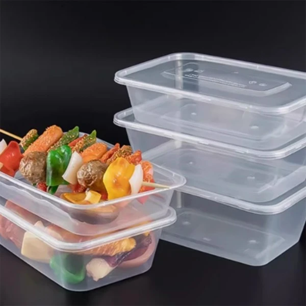 Rectangular Disposable Meal Box Can Be Customized
