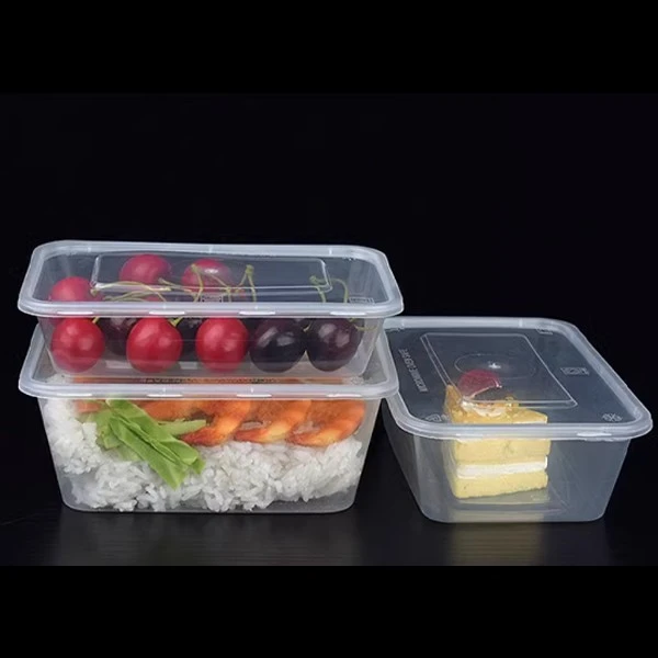 Rectangular Disposable Meal Box Can Be Customized