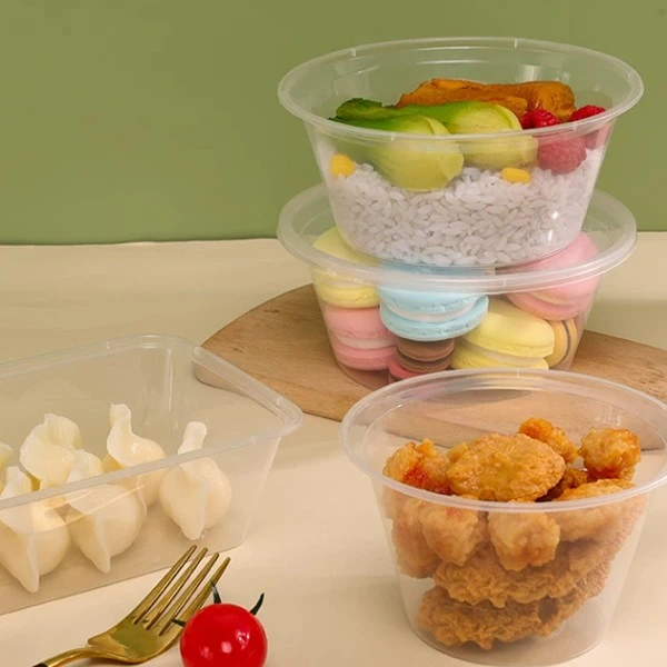 Rectangular Plastic Box For Takeout Packaging, Food Grade
