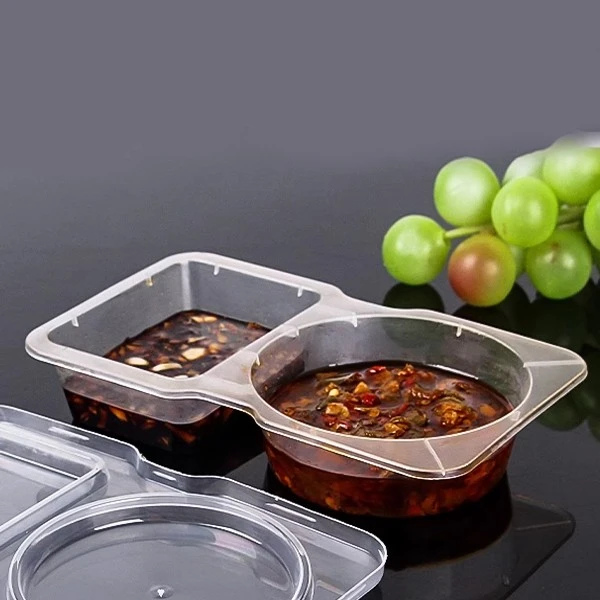 Seasoning Box With Soy Sauce And Chili Sauce Packaging Box