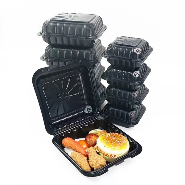 Single Compartment Plastic Food Storage Containers
