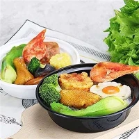 American Round Box With Lid Square Box Lunch Box