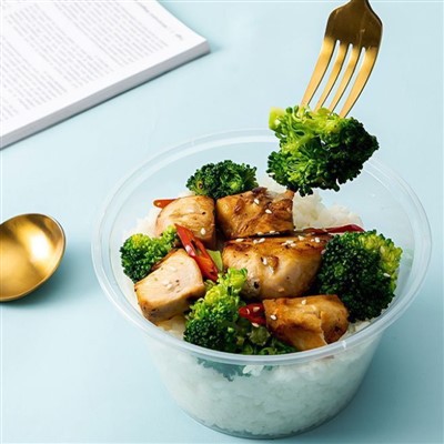 Disposable PP Plastic Microwave-heated Transparent Food Contact Safe ISO9001 Certified Lunch Box Lid For Soup Noodle Salad Bento