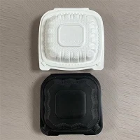 Plastic One-piece Covered American Hamburger Box