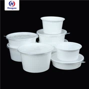 White Plastic Disposable Bowls