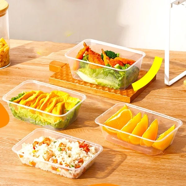 500/650/750/1000 Multi Specification Rectangular Lunch Box With Lid