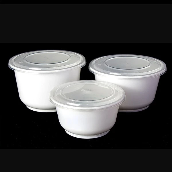 Thick White Environmentally Friendly Circular Dining BowlOrigin: Linyi City, Shandong Province, China Product Name: Thick White Environmentally Friendly Circular Dining Bowl Product Features: Injection Molding Material/thickened Compression Resistance Product Process: Injection M