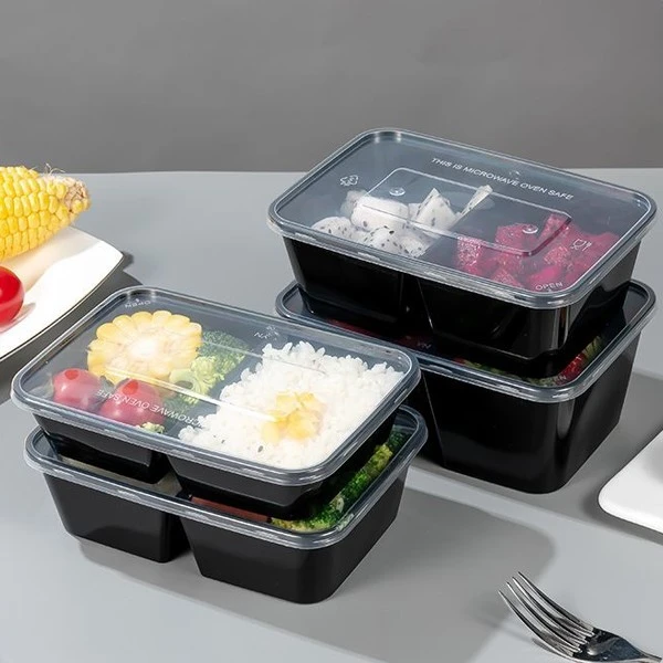 Transparent Injection Molded Double Compartment Packaging Box