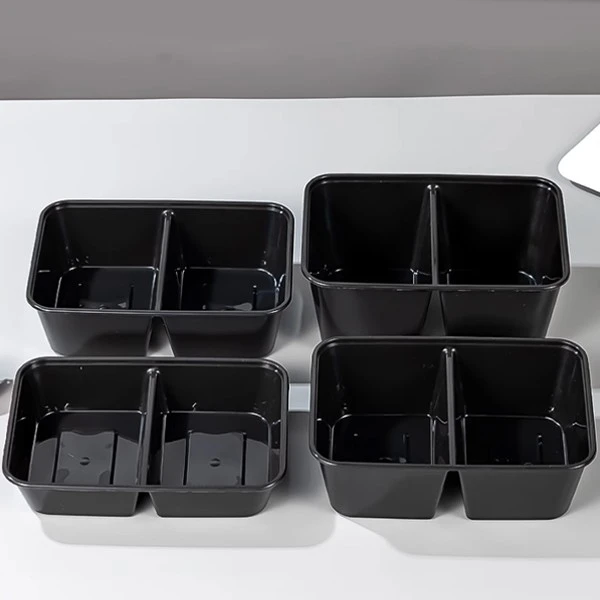 Thin-walled Microwaveable Plastic Food Container With Lid