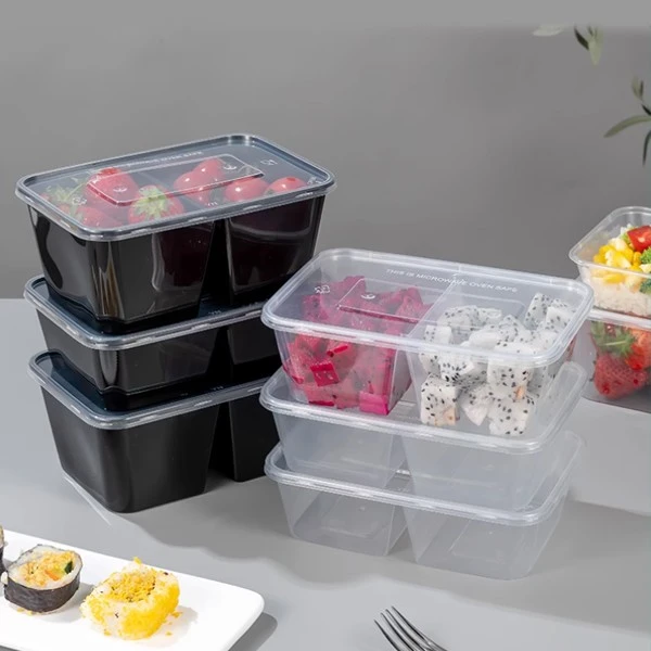 Thin-walled Microwaveable Plastic Food Container With Lid