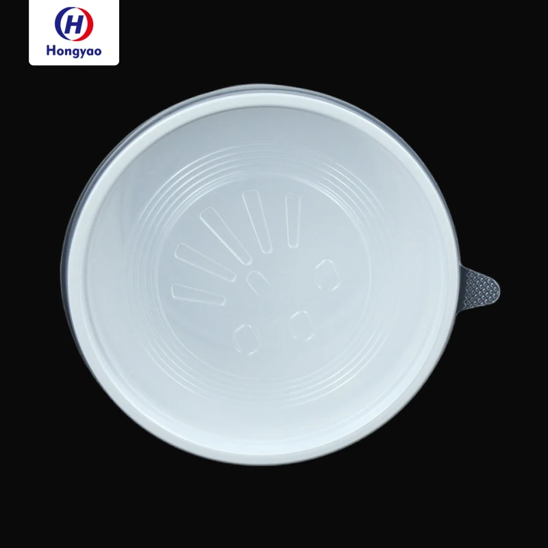 White Plastic Disposable Bowls