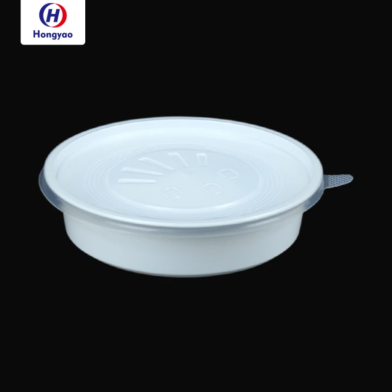 White Plastic Disposable Bowls