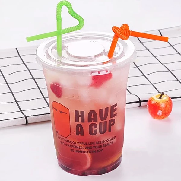 Disposable Transparent Soybean Milk Cup Cold Drink Cup